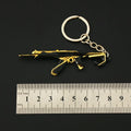 Valorant corpo a corpo reaver 2.0 karambit chaveiro para homem jogo periférico m4 samurai punhal modelo metal chaveiro pingente jóias presente