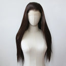 Perucas dianteiras Longa Marrom sintético - 13*4