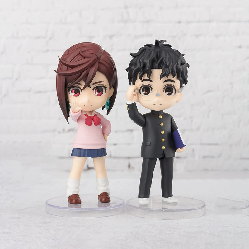 Action Figure original bandai okarun & momo ayase Anime dandadan 90 mm