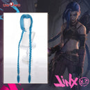 Cosplay Peruca jinx  -League of Legends serie Arcane, 120cm