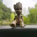 Action figure groot do guardiões da galáxia 6cm