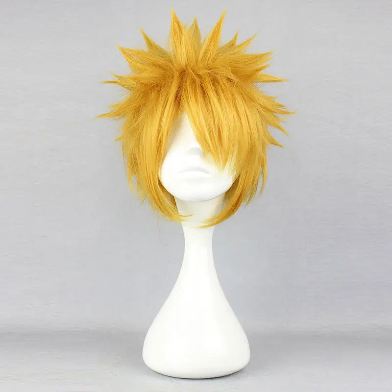 Peruca Naruto uzumaki + Bandana Anime Naruto