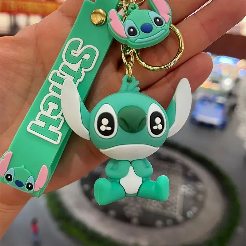 chaveiro mickey, stitch & xepa