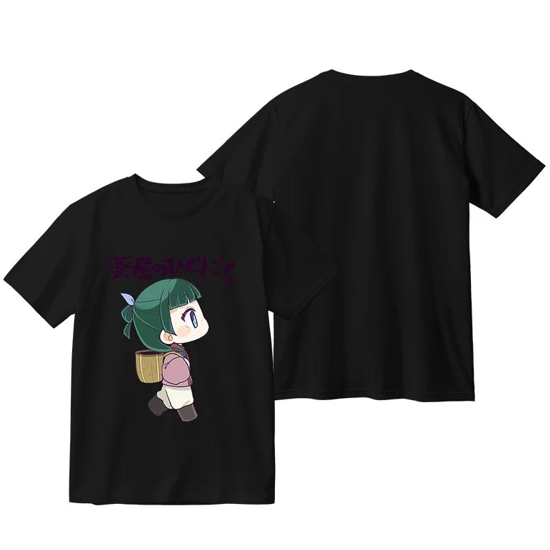 Verão anime o boticário diários oversized t camisa das mulheres dos homens o-pescoço manga curta engraçado tshirt maomao cosplay camisetas gráficas