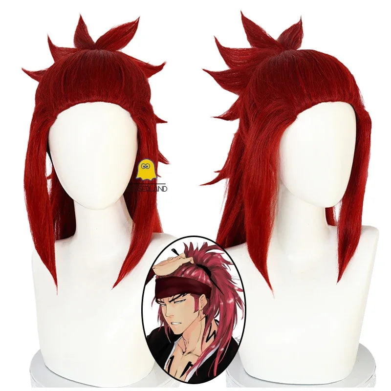 Peruca Renji Abarai Anime Bleach