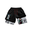 Shorts de compressão Anime Demon slayer