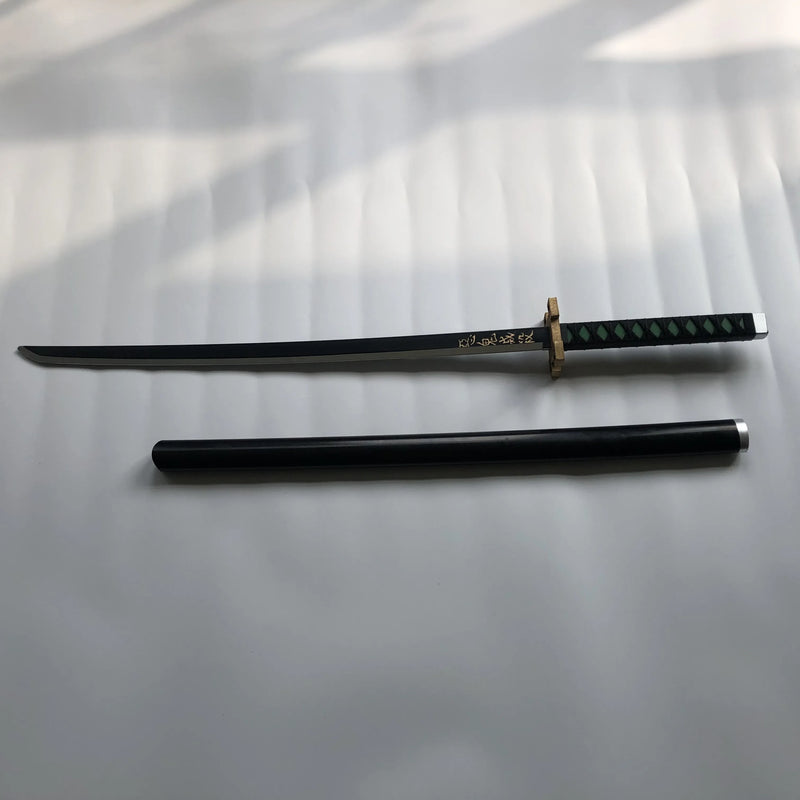 Demônio Slayer Cosplay Espada, Anime Ninja Knife, PU Toy Arma, Tokitou Muichirou Espada, 1: 1,104 cm