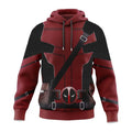 Jaqueta Traje Wolverine e Deadpool Masculino com ziper