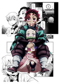 Quadro estilo manga Anime Demon Slayer
