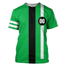 2025 anime omnitrix ben10 cosplay camisetas 3d ben tennyson impressão criança dos desenhos animados camiseta verão das mulheres dos homens harajuku manga curta y2k topos