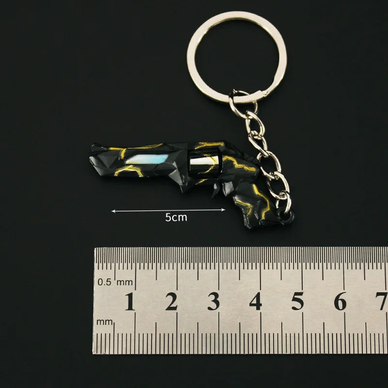 Valorant corpo a corpo reaver 2.0 karambit chaveiro para homem jogo periférico m4 samurai punhal modelo metal chaveiro pingente jóias presente