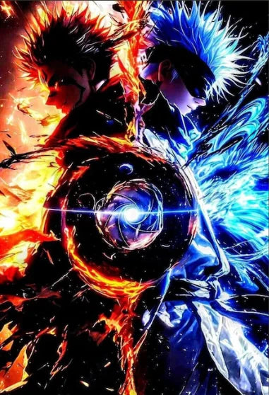Japonês popular menino quadrinhos poster imprime fantasia escura escola batalha anime pintura em tela sala de estar menino decoração casa