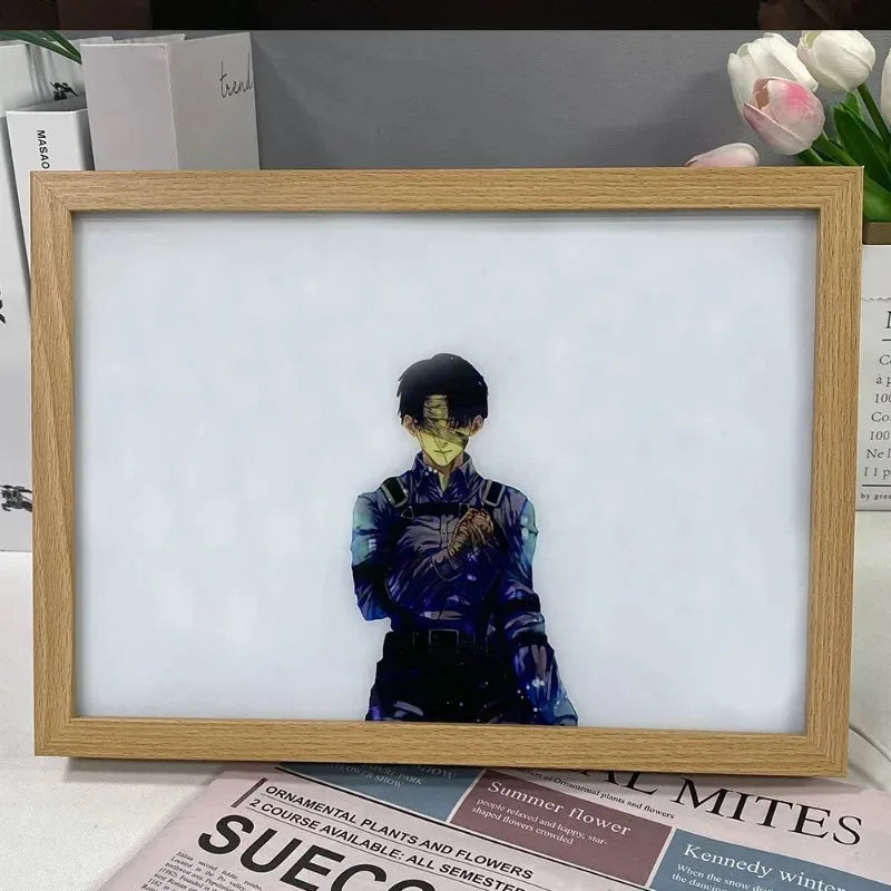 Quadro noturno Led Light Anime Attack on Titan