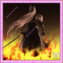 Em estoque quadrado enix final fantasia vii BRING ARTS Sephiroth figura de ação anime modelo brinquedos da moda boneca de mesa colecionáveis