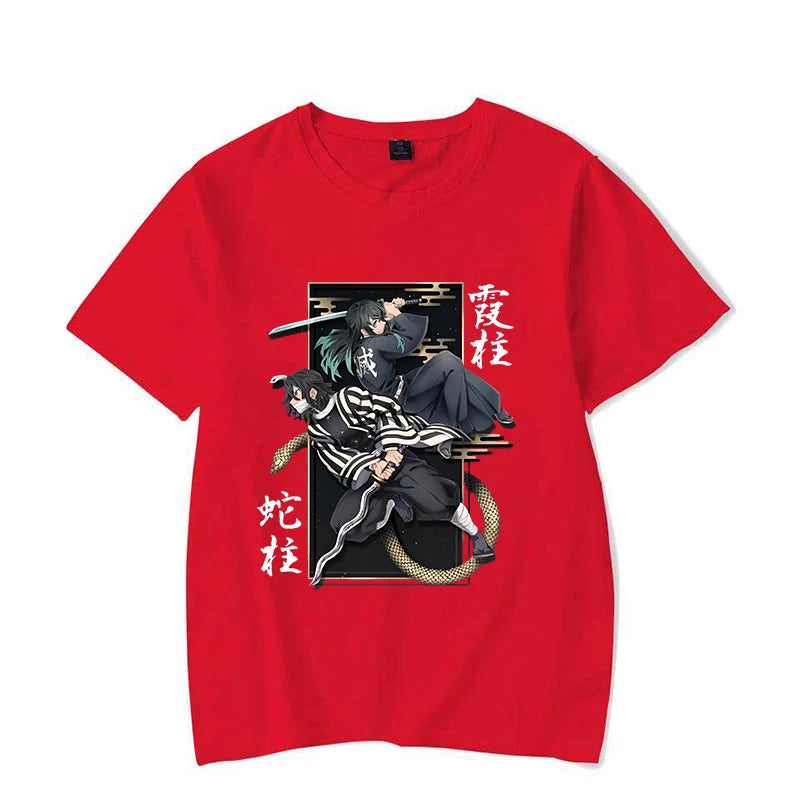 Camiseta Tokitou Muichirou Iguro Obanai Anime demon slayer