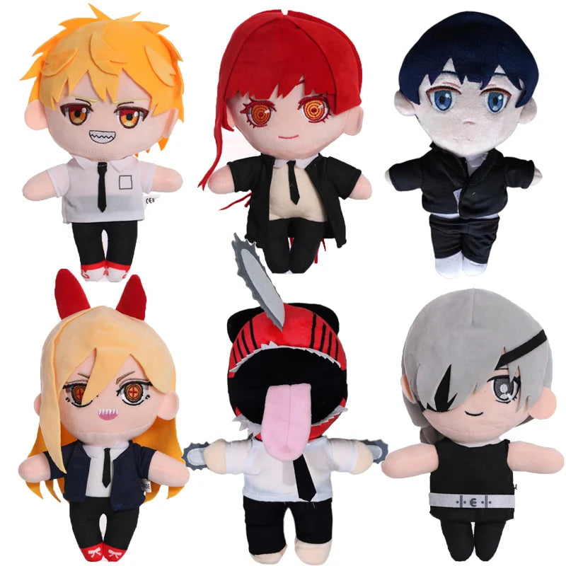 Pelúcia, Pochita Makima Denji Aki Power Plush Doll estilo Cartoon Anime Chainsaw Man 22cm