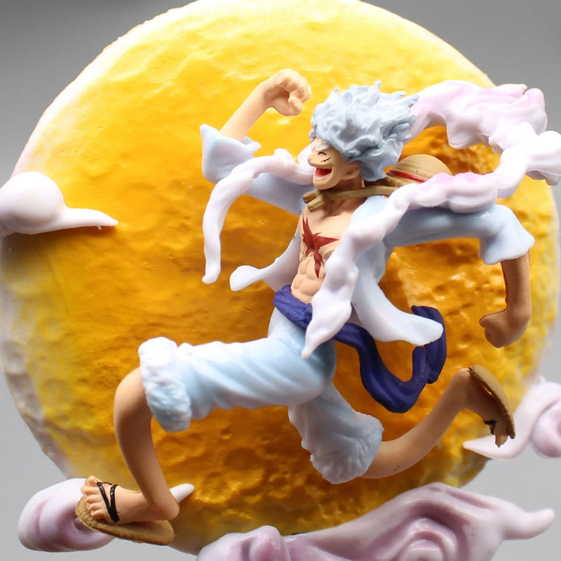 Action figure monkey D, Luffy, Engrenagem 5 com Luz Lunar Anime One Piece 16cm