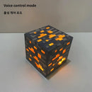 Luminária minecraft block de minério e poção