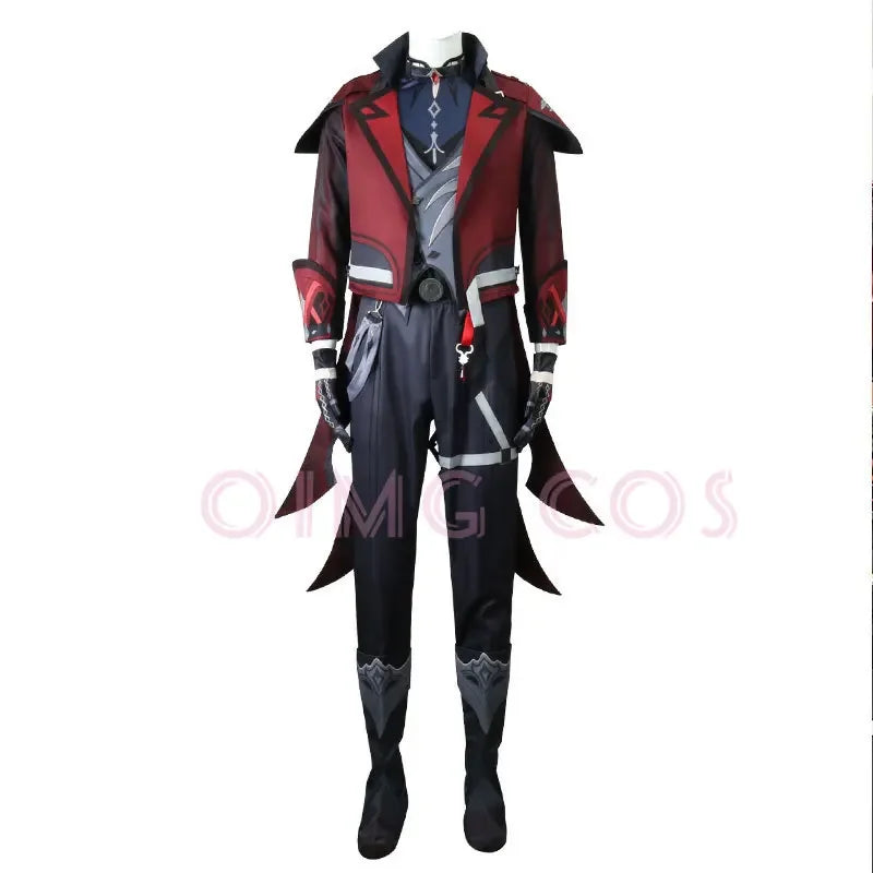 Cosplay Diluc Game Genshin Impact