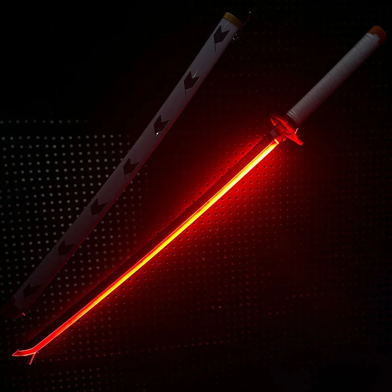 Katana neon Tomioka Giyuu, Kamado Tanjirou Anime demon slayer 104cm