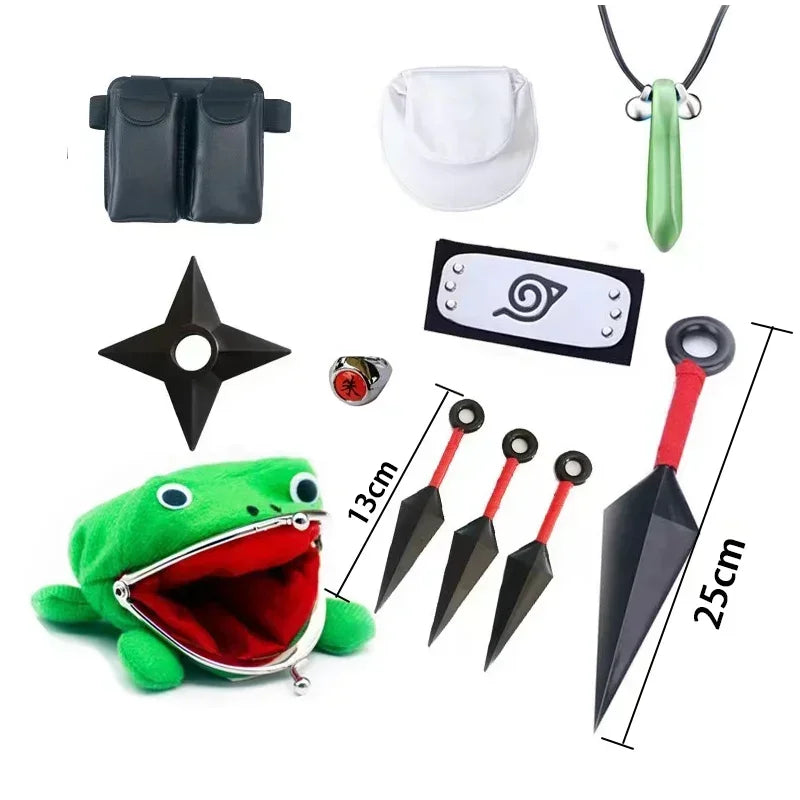 Acessórios Kakashi, Luvas, Máscara Kunai, Luvas Uchiha Anime Naruto