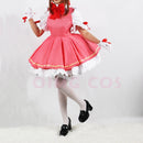Kinomoto sakura cosplay traje carnaval uniforme peruca anime trajes de halloween feminino jogo