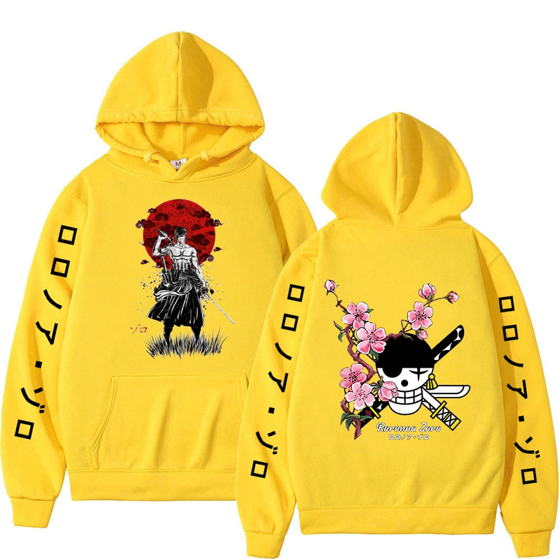 Moletom Anime One piece, Luffy, Roronoa, Zoro, Sanji, Estilo Harajuku, 1 peça