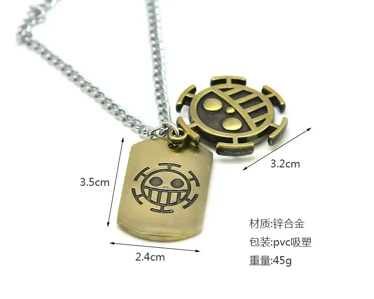 Colar com Luffy Pendentes Anime One Piece