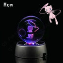 Pokeball Pikachu, Gengar, Mew, Mewtwo, Lamp Base, 3D Crystal Ball