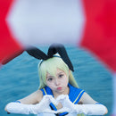 Cosplay Kanmusu Shimakaze Anime Kantai Kancolle Feminino