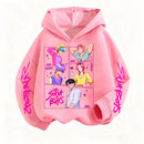 Moletom com capuz com zíper Anime kpop huntrix Demon Hunters