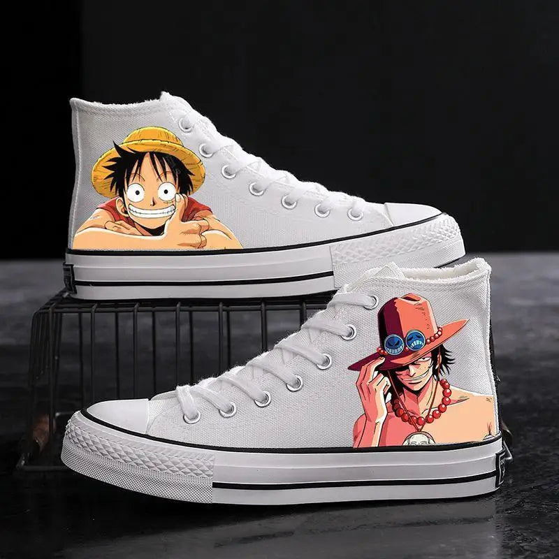 Tênis luffy/Ace/zoro Anime One Piece