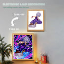 Quadro em led night Anime Dragon ball z