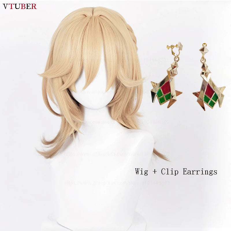 Peruca Kaveh Anime Genshin Impact, 50cm