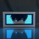Light Box Led Papel 3D Anime Bluue Lock