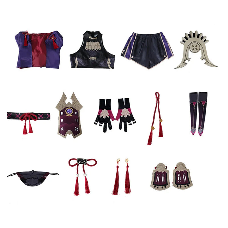 Cosplay Kuki Shinobu Anime Genshin Impact