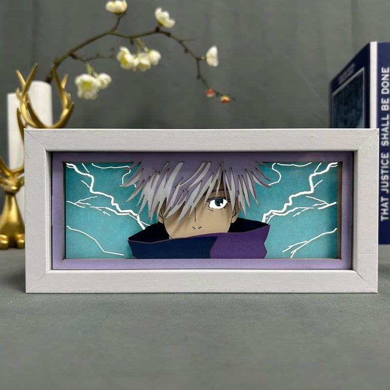 Caixa papel Light Box satoru gojo Anime Jujutsu Kaisen