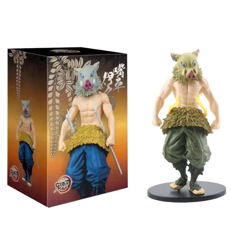 Action Figure kamado tanjirou & agatsuma zenitsu nezuko Anime academia demon slayer kimetsu no yaiba -16cm
