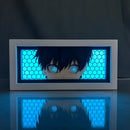 Light Box Led Papel 3D yoichi isagi Anime Blue Lock