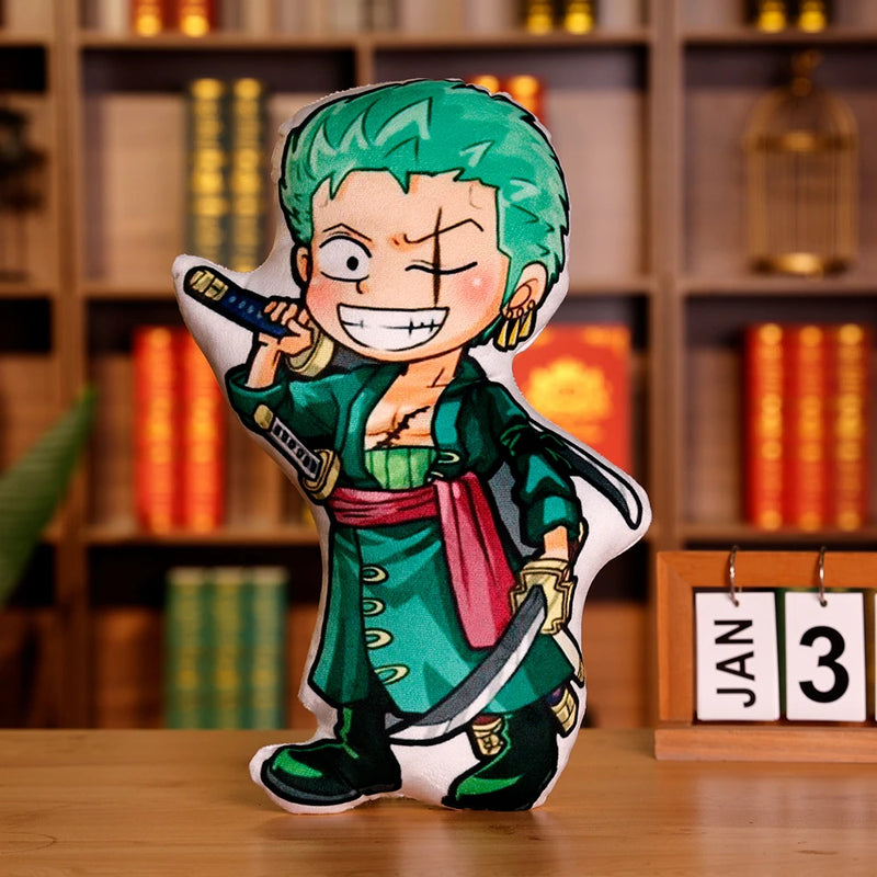 Pelucia Luffy, helicóptero, ás, roronoa, zoro, hastes Anime One piece 45cm