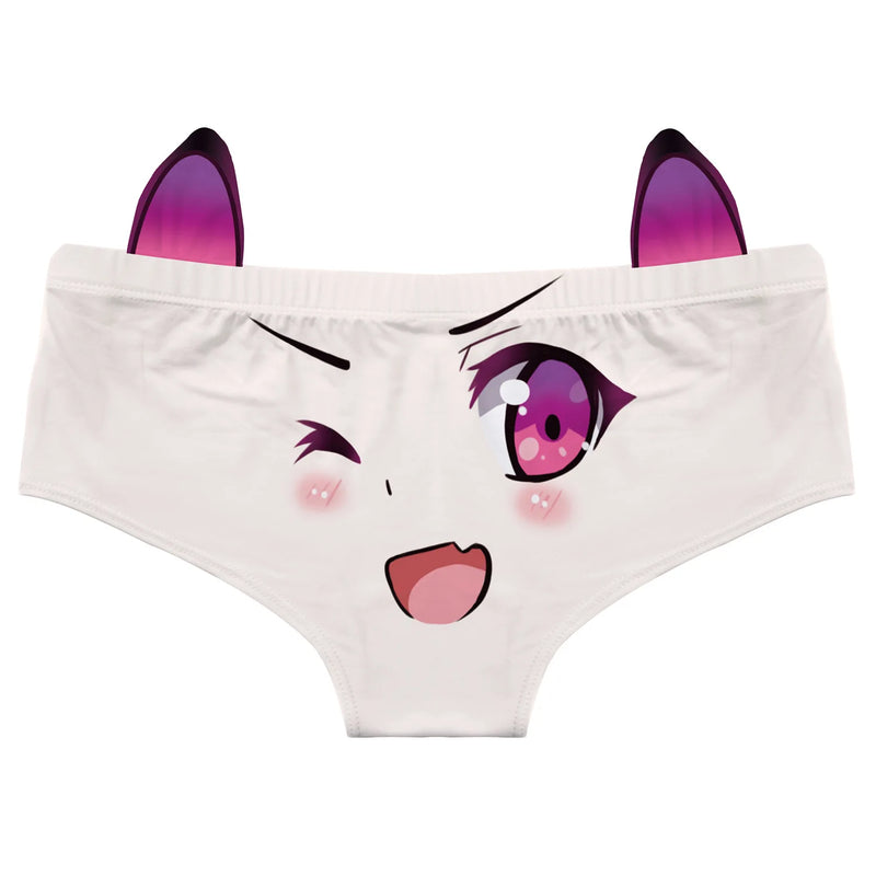 Calcinha gato kawaii