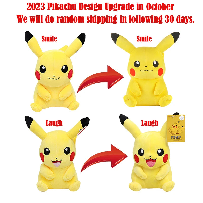 Pelúcia Anime Pokemon Genga, Pikachu 24cm