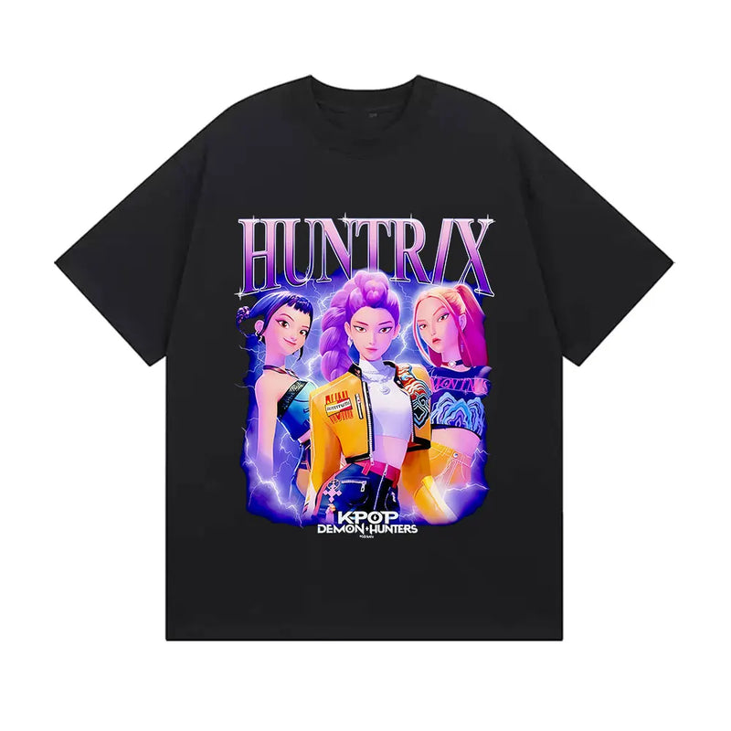 Camiseta Anime kpop huntrix Demon Hunters