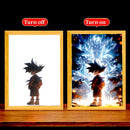 Quadro em led night Anime Dragon ball z