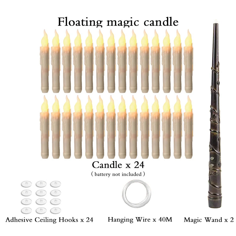 Vela flutuantes magico do harry potter