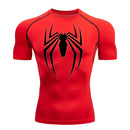 Camiseta Compressão masculina Homem Aranha de 2D