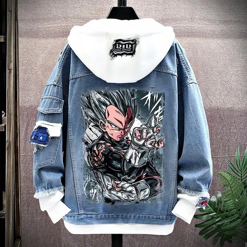 Moletom Vegeta, Son Goku & Gogeta com Capuz Anime Dragon Ball