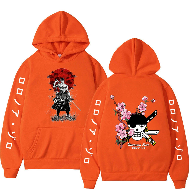Moletom Anime One piece, Luffy, Roronoa, Zoro, Sanji, Estilo Harajuku, 1 peça