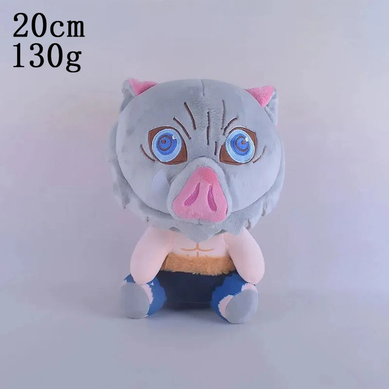 Pelúcia kamado tanjirou rengoku shinjurou agatsuma zenitsu tsuyuri kanawo tomioka giyu Anime demon slayer 20cm