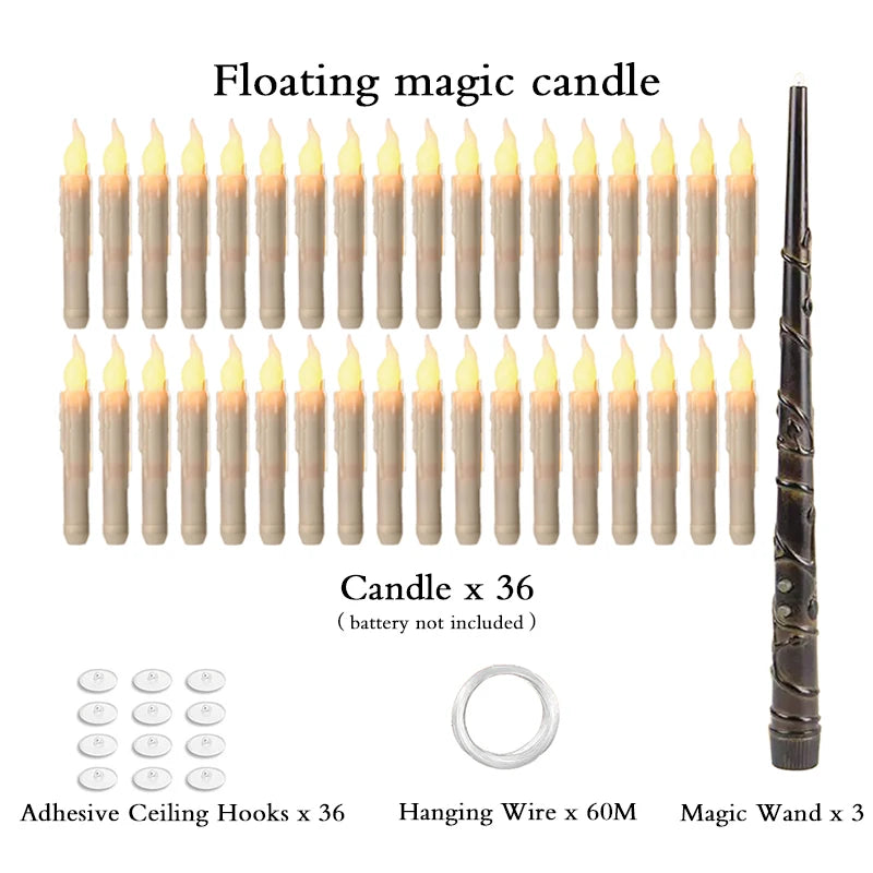 Vela flutuantes magico do harry potter